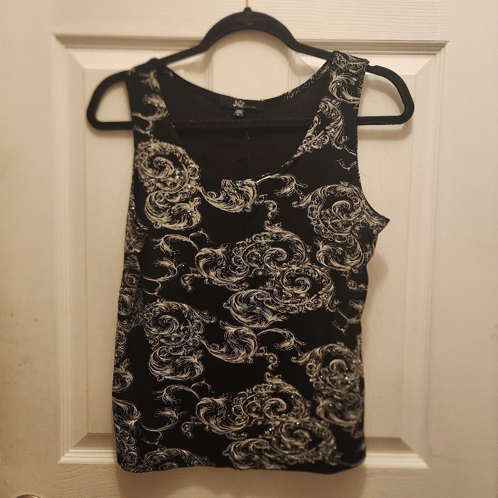 Classy sparkly tank top